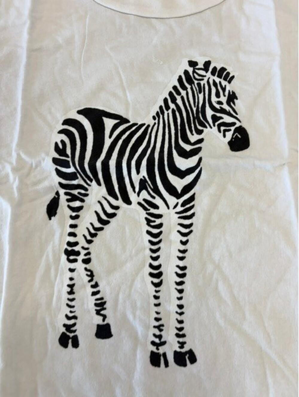 NWT New Sol Angeles Zebra Tee Anthropologie XL
